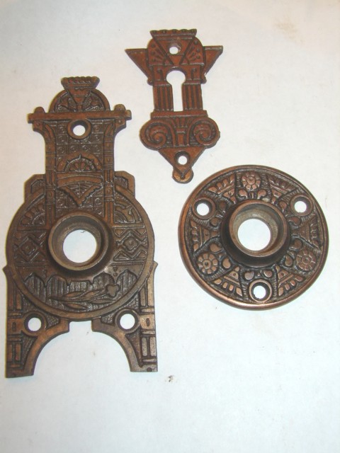 Antique Hardware, Door Knob Backplates