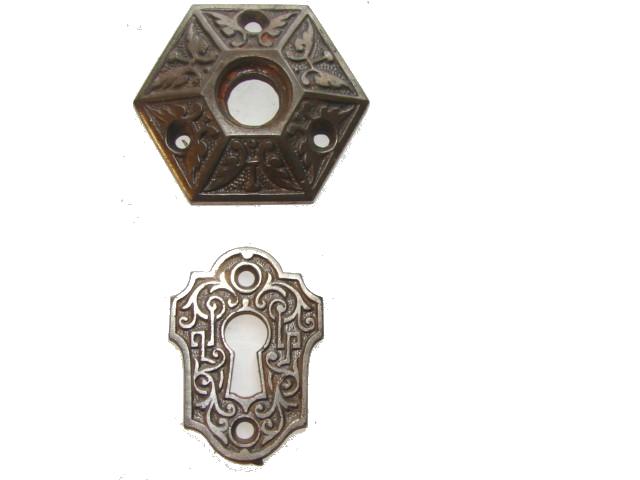 Antique Hardware, Door Knob Backplates