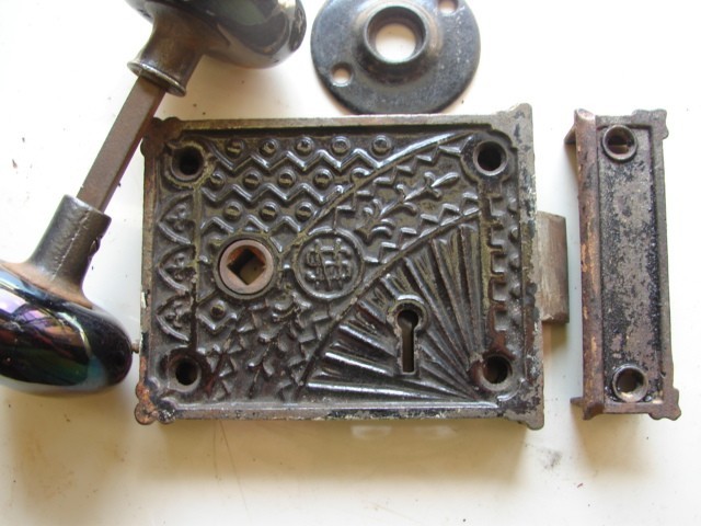 Early Fancy Door Rim Locks