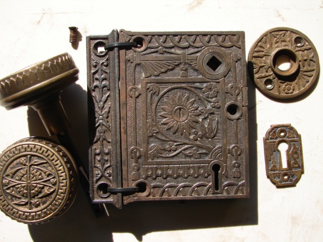 Early Fancy Door Rim Locks