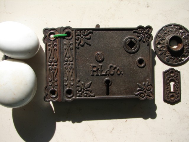 Early Fancy Door Rim Locks