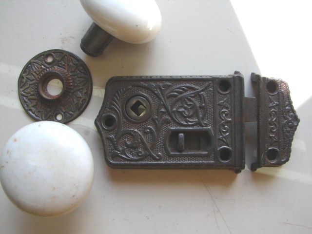 Early Fancy Door Rim Locks