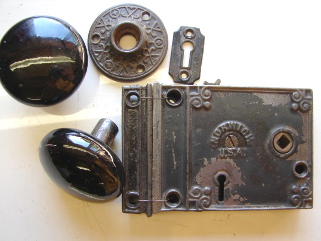 Early Fancy Door Rim Locks