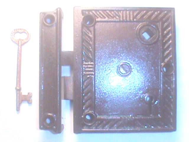 Early Fancy Door Rim Locks