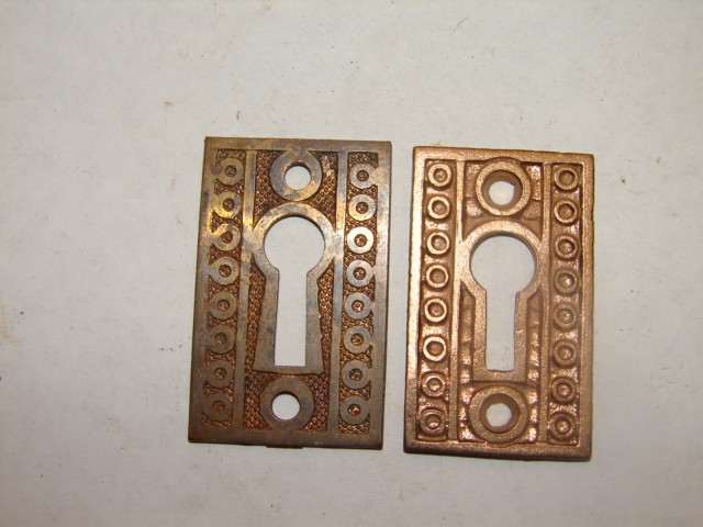 ANTIQUE RESTORATION HARDWARE AT ROBINSONS ANTIQUES ESCUTCHEONS