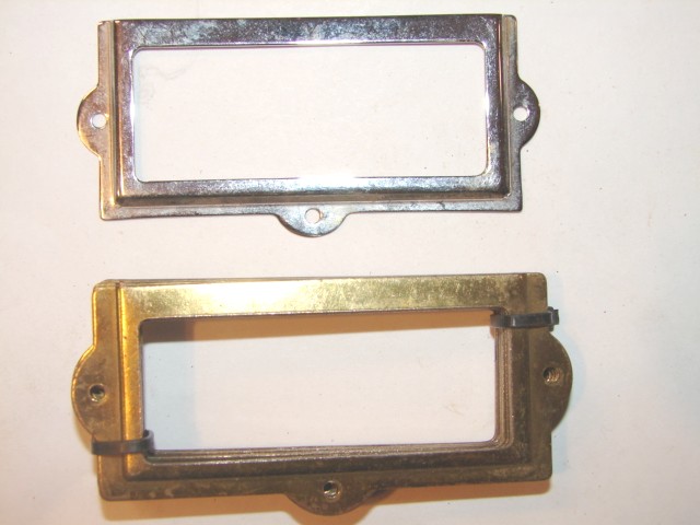 Antique Restoration Hardware, File Card Holder