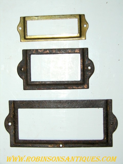 Antique Restoration Hardware, File Card Holder