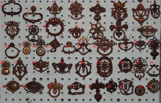 Antique Hardware, Restoration Hardware, Drawer Pulls