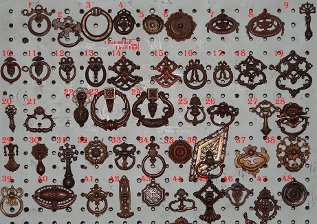 Antique Hardware, Restoration Hardware, Drawer Pulls