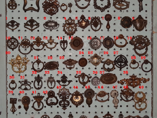 Antique Hardware, Restoration Hardware, Drawer Pulls