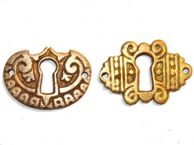 ANTIQUE RESTORATION HARDWARE AT ROBINSONS ANTIQUES ESCUTCHEONS