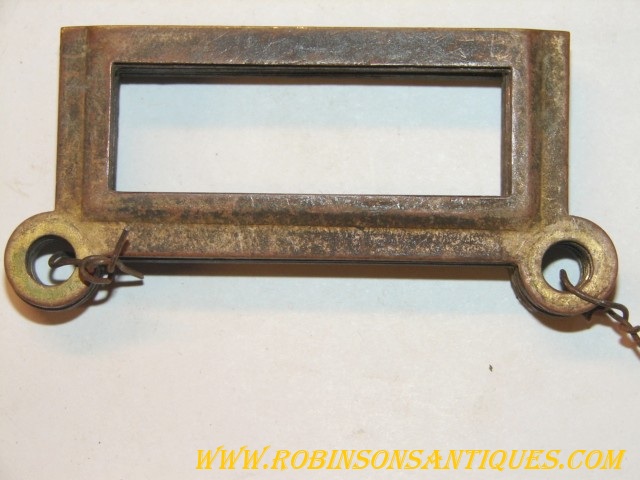 Antique Restoration Hardware, File Card Holder
