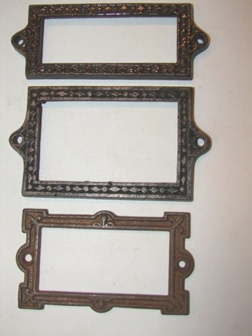 Antique Restoration Hardware, File Card Holder