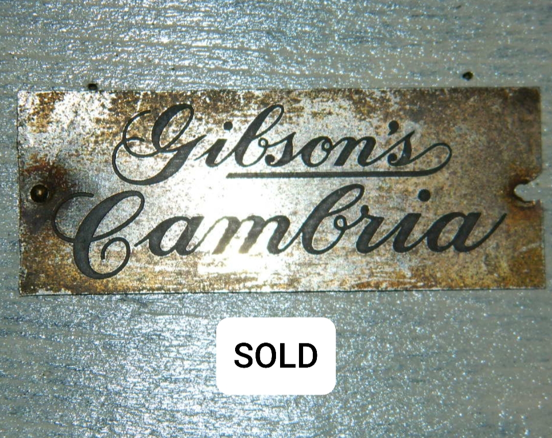  Gibson, Ice Box Label